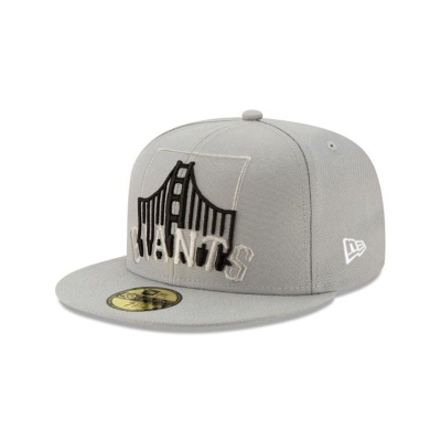 Sapca New Era San Francisco Giants MLB Logo Elements Tonal 59FIFTY Fitted - Gri